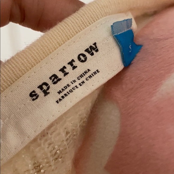 Anthropologie Sparrow Cream Knit Dress S - Picture 7 of 7